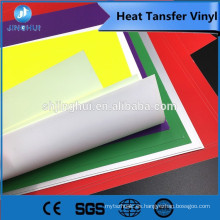 Película de PVC de vinilo de transferencia de calor de alta calidad 0.5 * 25 m / 10 &#39;* 12&#39; para bolsas personalizadas de ropa